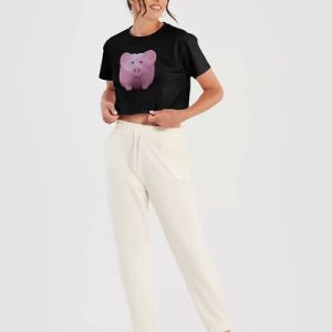 black crop top, black cropped shirt, cropped shirt black